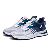 Zapatillas de running informales transpirables de tejido volador de verano para hombre